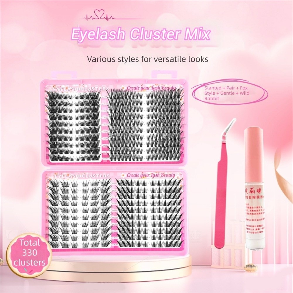 False Eyelashes Natural - Ciglia Finte Effetto Naturale Nere C