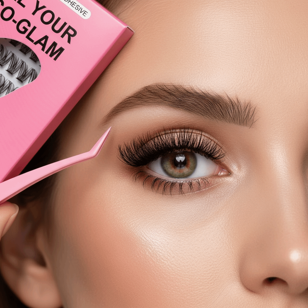 False Eyelashes Natural - Kit di Extension Ciglia Effetto Naturale
