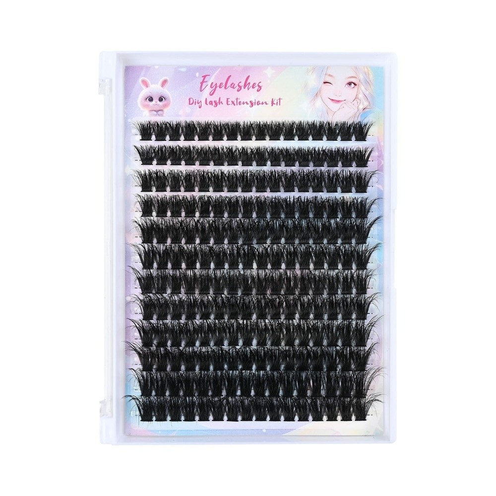 False Eyelashes Natural - Kit Extension Ciglia Finte Effetto Naturale,