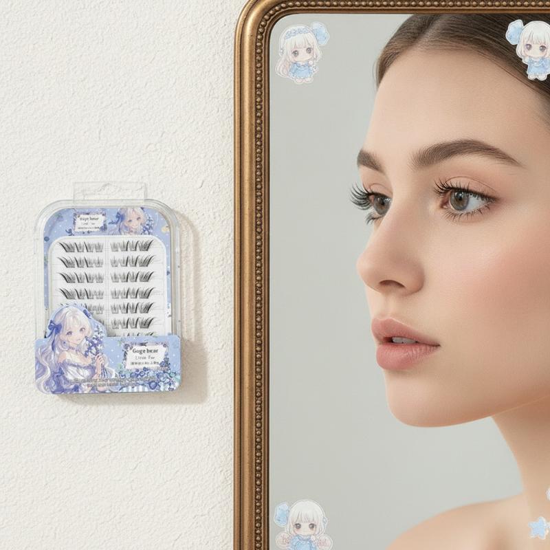 False Eyelashes Natural - Ciglia Finte Fai-da-Te Senza Colla con