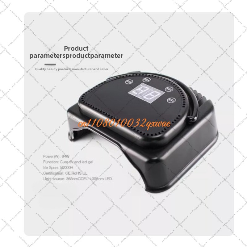 Uv Nail Lamp - Lampada Professionale per Asciugatura Unghie 64W,