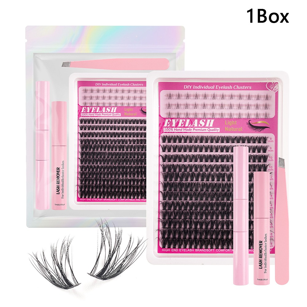 False Eyelashes Natural - Ciglia Finte Lunghe 8-18mm, Effetto Naturale,