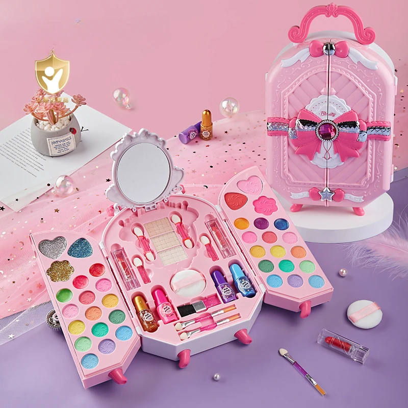 Beauty Makeup Kit - Giocattolo cosmetico sicuro per ragazza Principessa