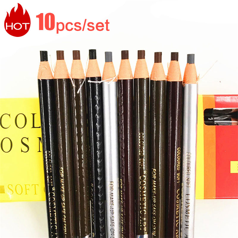Eyebrow Pomade Pencil - 10 Matite per Sopracciglia da Donna,