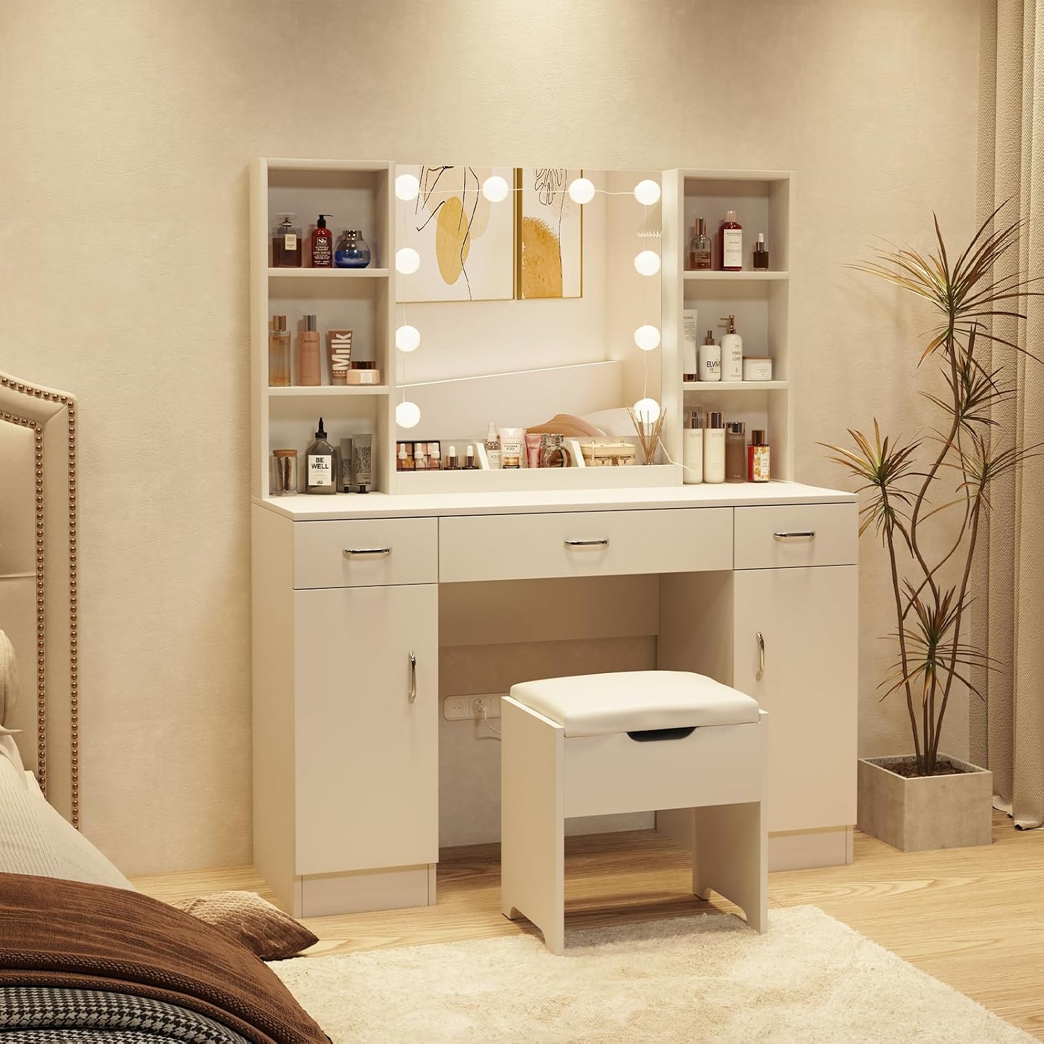 Toeletta Trucco con Specchio I - Beauty Makeup Table recensione e prezzo