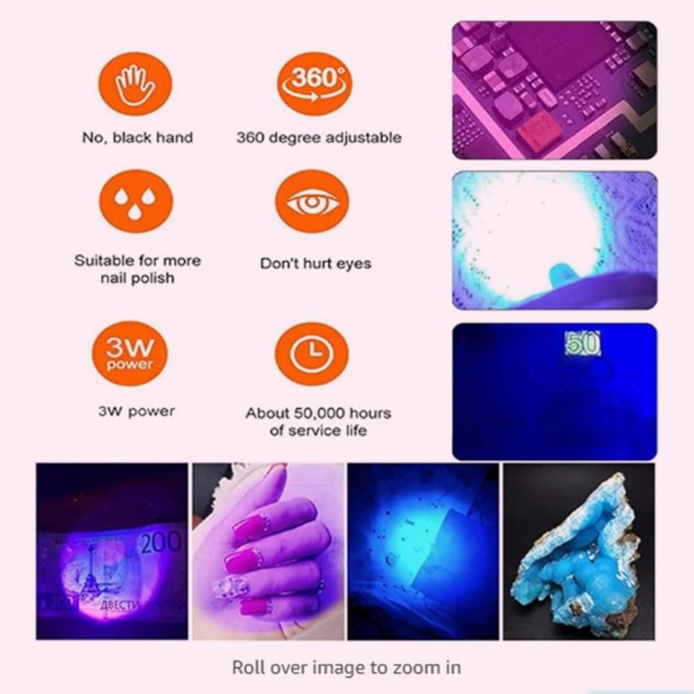 Lampada UV LED Portatile 5W/3W - Uv Nail Lamp recensione e prezzo