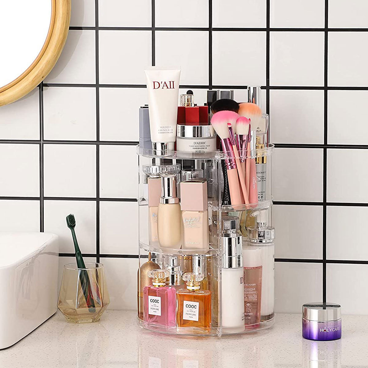 Portacosmetici Girevole a 360  - Beauty Makeup Table recensione e prezzo