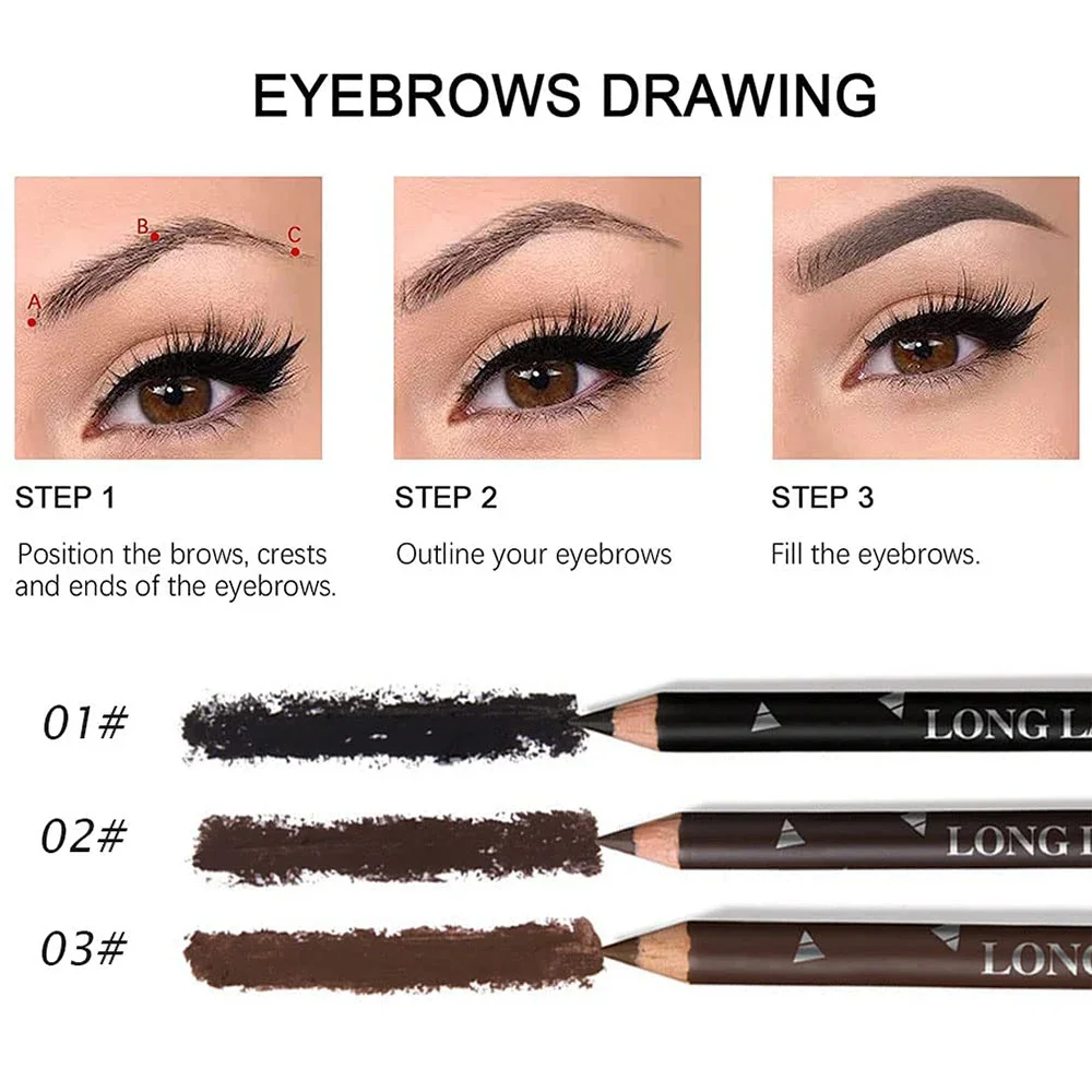 6/12 pezzi matita per sopracci - Eyebrow Pomade Pencil recensione e prezzo