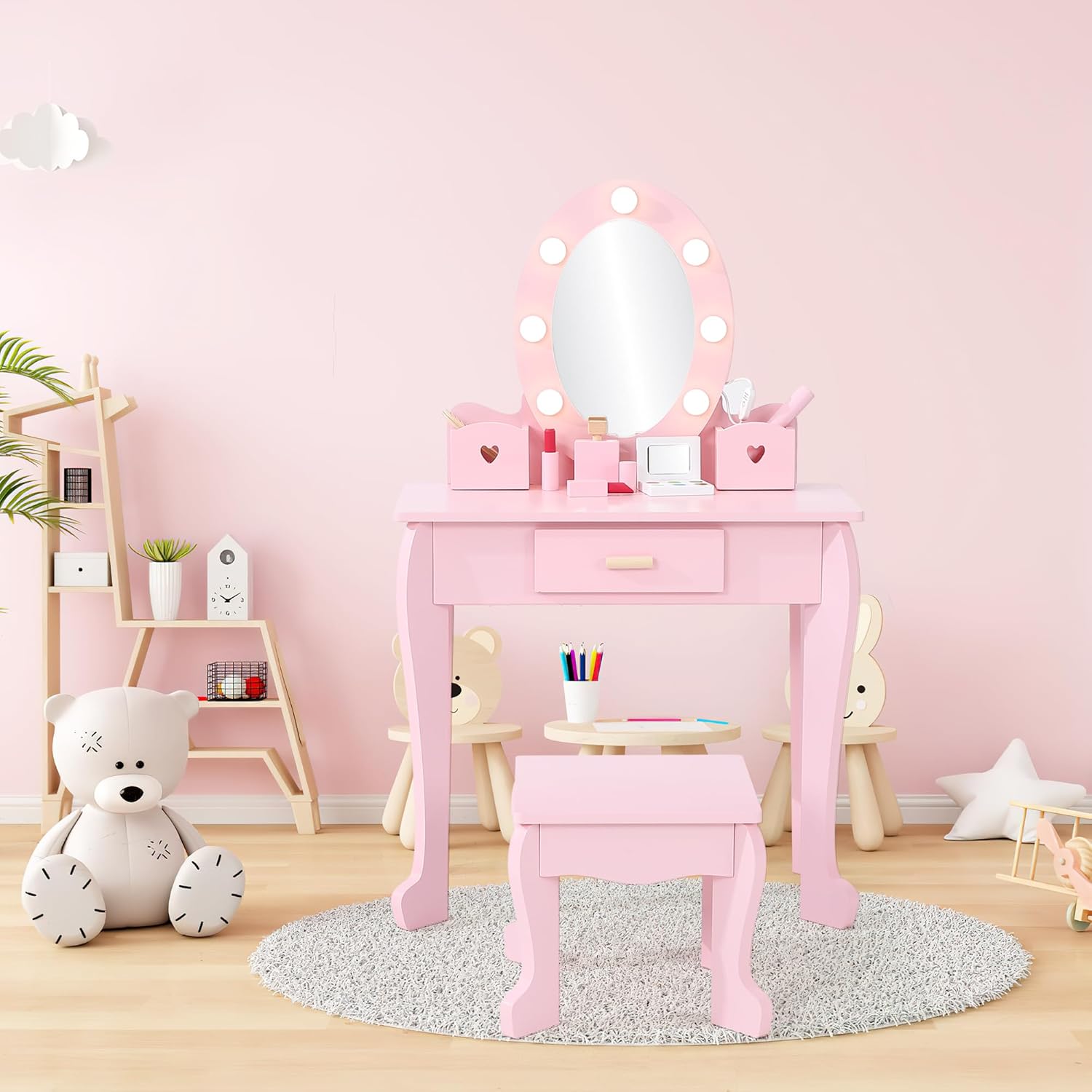 Set Tavolo da Trucco e Sgabell - Beauty Makeup Table recensione e prezzo