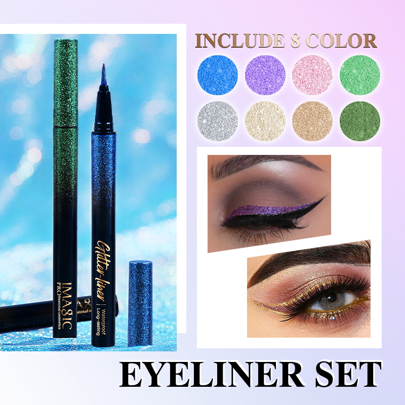 IMAGIC 8 colori Glitter Eyelin - Beauty Makeup Images recensione e prezzo