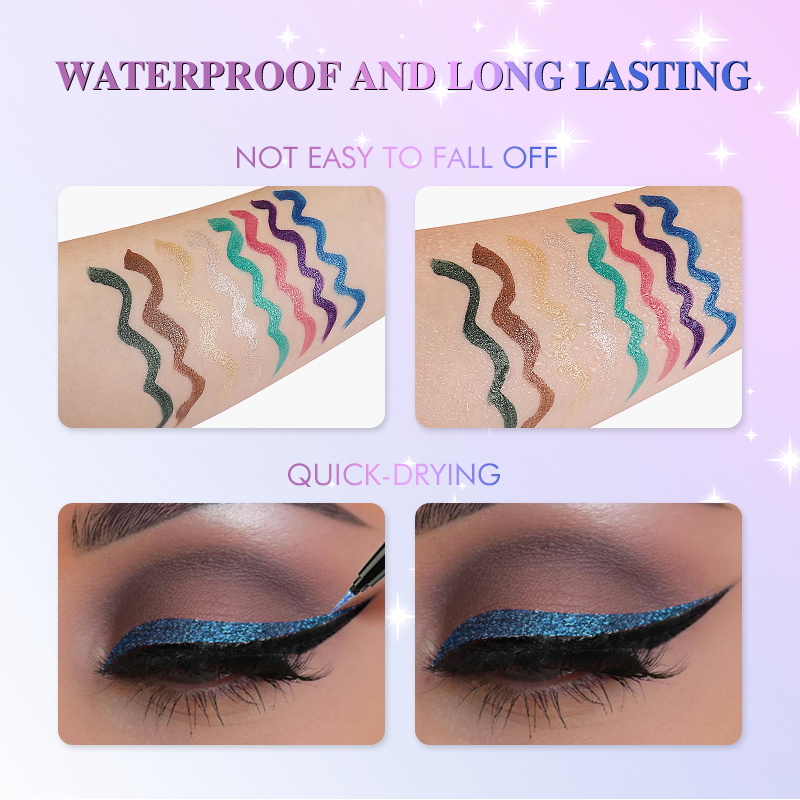 IMAGIC 8 colori Glitter Eyelin - Beauty Makeup Images recensione e prezzo